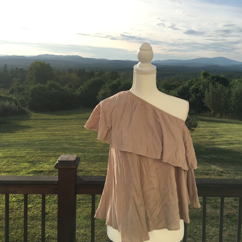 De Lacy Los Angeles one shoulder top size M